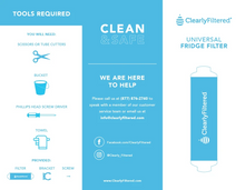 Load image into Gallery viewer, Clearly Filtered 1/4 Inch Universal Inline / Refrigerator Filter