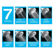 Load image into Gallery viewer, Shower Pure 7-Spray Filtered Shower Head