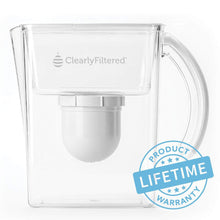 Load image into Gallery viewer, Clearly Filtered Water Filter Pitcher + Filter 3-Pack