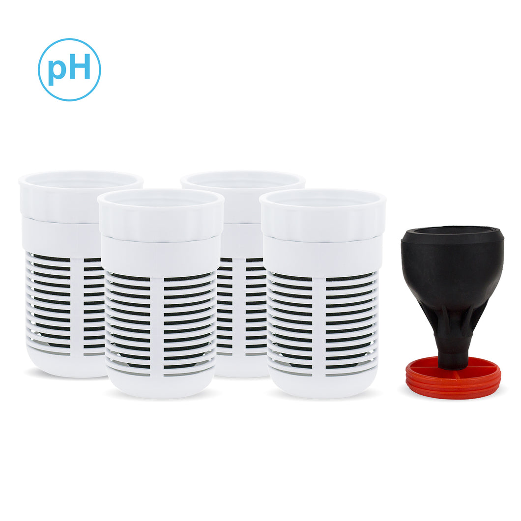 Seychelle pH20 pH Alkaline Replacement Pitcher Filter 4-Pack